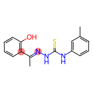 1-(2-hydroxyphenyl)ethanone N-(3-methylphenyl)thiosemicarbazone