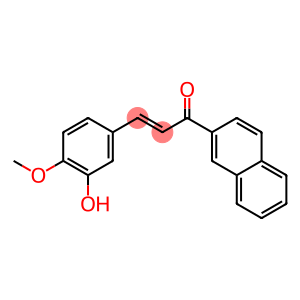 3-(3-HYDROXY-4-METHOXYPHENYL)-1-(2-NAPHTHYL)PROP-2-EN-1-ONE, TECH