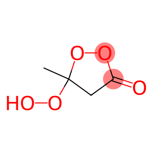 5-(HYDROPEROXY)-5-METHYL-1,2-DIOXOLAN-3-ONE