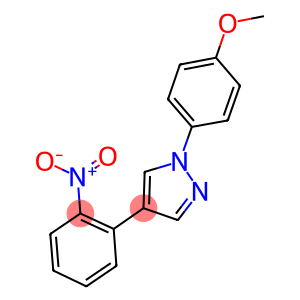 4-(2-[HYDROXY(OXIDO)AMINO]PHENYL)-1-(4-METHOXYPHENYL)-1H-PYRAZOLE