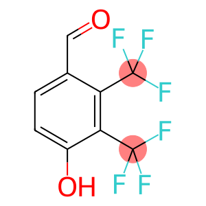 4-HYDROXY-2,3-BIS-TRIFLUOROMETHYL-BENZALDEHYDE