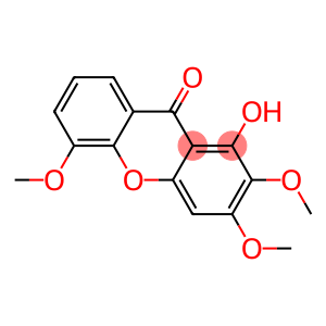 1-hydroxy-2,3,5-trimethoxy-xanthen-9-one