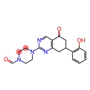 4-[7-(2-HYDROXYPHENYL)-5-OXO-5,6,7,8-TETRAHYDROQUINAZOLIN-2-YL]PIPERAZINE-1-CARBALDEHYDE