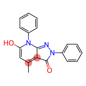 6-hydroxy-4-methyl-2,7-diphenyl-3,7-dihydro-2H-pyrazolo[3,4-b]pyridin-3-one