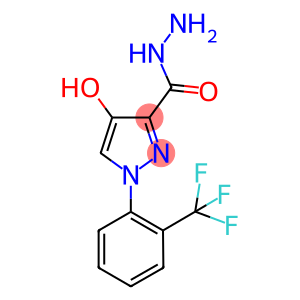 4-HYDROXY-1-[2-(TRIFLUOROMETHYL)PHENYL]-1H-PYRAZOLE-3-CARBOHYDRAZIDE
