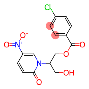3-hydroxy-2-[5-nitro-2-oxo-1(2H)-pyridinyl]propyl 4-chlorobenzenecarboxylate