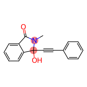 3-hydroxy-2-methyl-3-(2-phenylethynyl)-1-isoindolinone