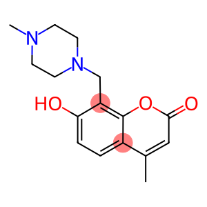 7-HYDROXY-4-METHYL-8-(4-METHYL-PIPERAZIN-1-YLMETHYL)-CHROMEN-2-ONE