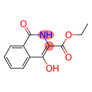 4-HYDROXY-1-OXO-1,2-DIHYDRO-ISOQUINOLINE-3-CARBOXYLIC ACID ETHYL ESTER