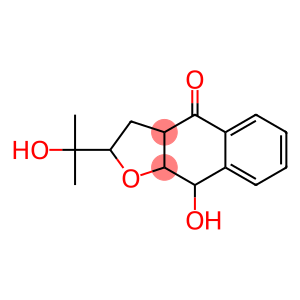 9-hydroxy-2-(1-hydroxy-1-methylethyl)-2,3,3a,4,9,9a-hexahydronaphtho(2,3-b)furan-4-one