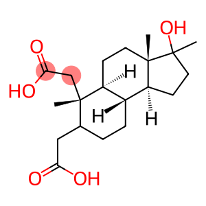 17-hydroxy-17-methyl-2,3-secoandrostane-2,3-dioic acid