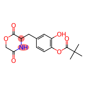 3-(3-hydroxy-4-pivaloyloxybenzyl)-2,5-diketomorpholine