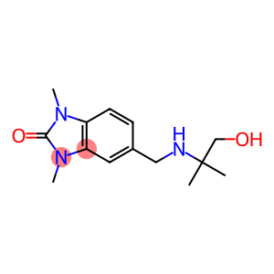 5-(((2-HYDROXY-1,1-DIMETHYLETHYL)AMINO)METHYL)-1,3-DIMETHYL-1,3-DIHYDRO-2H-BENZIMIDAZOL-2-ONE