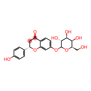 2-(4-hydroxyphenyl)-7-[(2S,3R,4S,5R,6R)-3,4,5-trihydroxy-6-(hydroxymethyl)oxan-2-yl]oxy-chroman-4-one