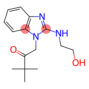 1-[2-(2-HYDROXY-ETHYLAMINO)-BENZOIMIDAZOL-1-YL]-3,3-DIMETHYL-BUTAN-2-ONE