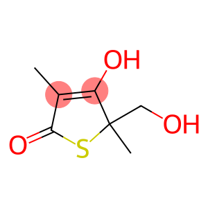 4-HYDROXY-5-HYDROXYMETHYL-3,5-DIMETHYL-5H-THIOPHEN-2-ONE