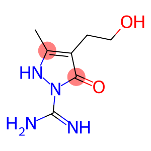 4-(2-HYDROXYETHYL)-3-METHYL-5-OXO-2,5-DIHYDRO-1H-PYRAZOLE-1-CARBOXIMIDAMIDE