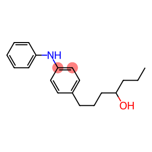 4-(4-Hydroxyheptyl)phenylphenylamine