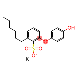 4'-Hydroxy-3-hexyl[oxybisbenzene]-2-sulfonic acid potassium salt