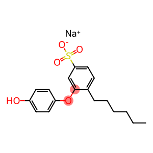 4'-Hydroxy-6-hexyl[oxybisbenzene]-3-sulfonic acid sodium salt