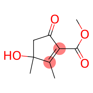 4-Hydroxy-1-oxo-3,4-dimethyl-2-cyclopentene-2-carboxylic acid methyl ester