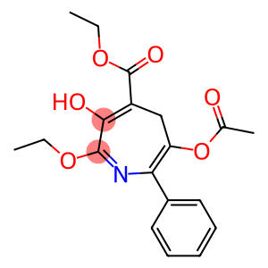 3-Hydroxy-6-acetoxy-2-ethoxy-7-phenyl-5H-azepine-4-carboxylic acid ethyl ester