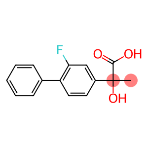 2-Hydroxy-2-(2-fluoro-1,1'-biphenyl-4-yl)propanoic acid