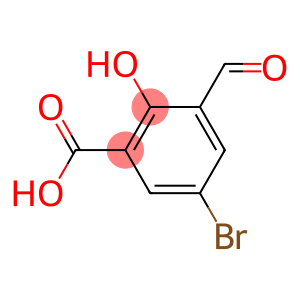 2-Hydroxy-3-formyl-5-bromobenzoic acid