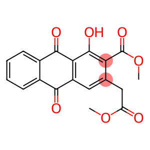 1-Hydroxy-2-(methoxycarbonyl)-3-[(methoxycarbonyl)methyl]-9,10-anthraquinone