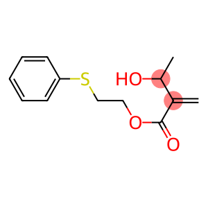 3-Hydroxy-2-methylenebutyric acid 2-phenylthioethyl ester