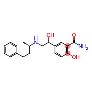 2-Hydroxy-5-[(S)-1-hydroxy-2-[[(R)-1-methyl-3-phenylpropyl]amino]ethyl]benzamide