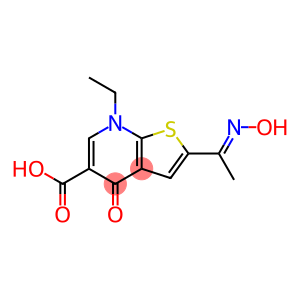 2-[1-(Hydroxyimino)ethyl]-7-ethyl-4,7-dihydro-4-oxothieno[2,3-b]pyridine-5-carboxylic acid