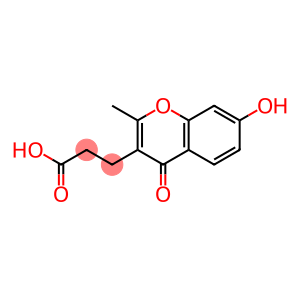 3-(7-Hydroxy-2-methyl-4-oxo-4H-1-benzopyran-3-yl)propionic acid