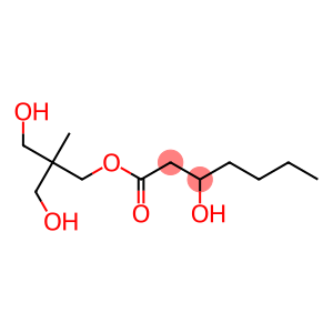 3-Hydroxyheptanoic acid 2,2-bis(hydroxymethyl)propyl ester