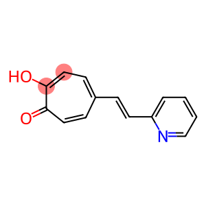 2-Hydroxy-5-[2-(2-pyridinyl)ethenyl]cyclohepta-2,4,6-trien-1-one