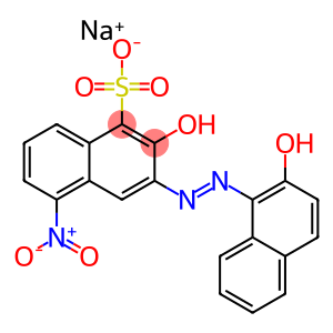 2-Hydroxy-3-(2-hydroxy-1-naphtylazo)-5-nitro-1-naphthalenesulfonic acid sodium salt