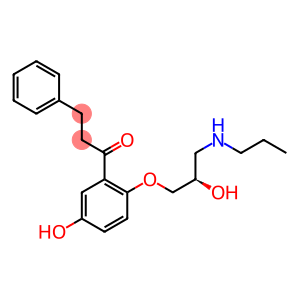 1-[5-Hydroxy-2-[(2R)-2-hydroxy-3-(propylamino)propoxy]phenyl]-3-phenyl-1-propanone