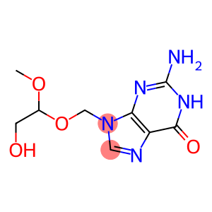 9-[(2-Hydroxy-1-methoxyethoxy)methyl]-2-amino-9H-purin-6(1H)-one