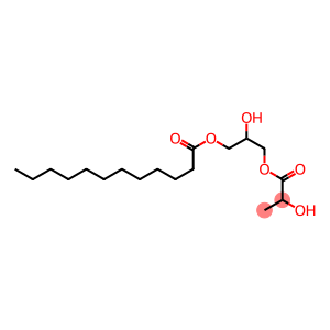 2-Hydroxypropionic acid 2-hydroxy-3-dodecanoyloxypropyl ester