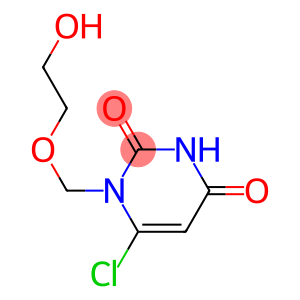 1-(2-Hydroxyethoxymethyl)-6-chlorouracil