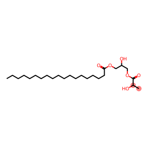 2-Hydroxypropionic acid 2-hydroxy-3-nonadecanoyloxypropyl ester