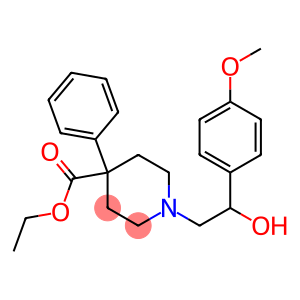 1-[2-Hydroxy-2-(4-methoxyphenyl)ethyl]-4-phenylpiperidine-4-carboxylic acid ethyl ester