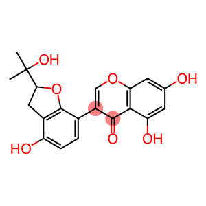 3-[2-(1-Hydroxy-1-methylethyl)-4-hydroxy-2,3-dihydrobenzofuran-7-yl]-5,7-dihydroxy-4H-1-benzopyran-4-one