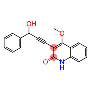 3-(3-Hydroxy-3-phenyl-1-propynyl)-4-methoxyquinolin-2(1H)-one