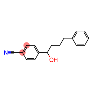 4-[1-Hydroxy-4-phenylbutyl]benzonitrile