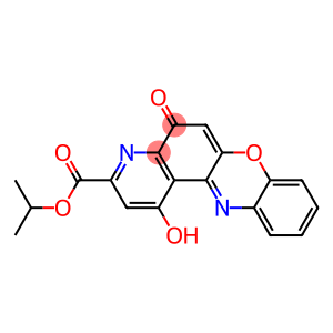 1-Hydroxy-5-oxo-5H-pyrido[3,2-a]phenoxazine-3-carboxylic acid isopropyl ester
