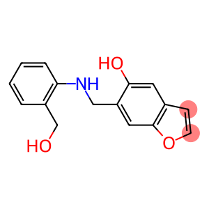 6-(2-Hydroxymethylphenylaminomethyl)benzofuran-5-ol