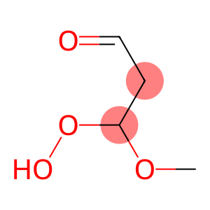 3-Hydroperoxy-3-methoxypropionaldehyde