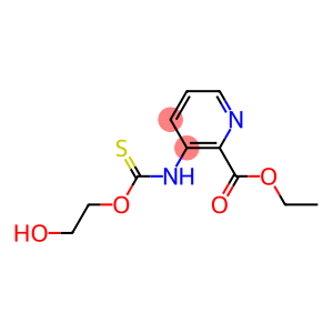 3-(2-Hydroxyethoxythiocarbonylamino)pyridine-2-carboxylic acid ethyl ester