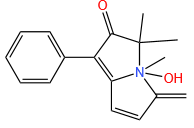 4-Hydroxy-3,3,4-trimethyl-5-methylene-1-phenyl-2-pyrrolizinone